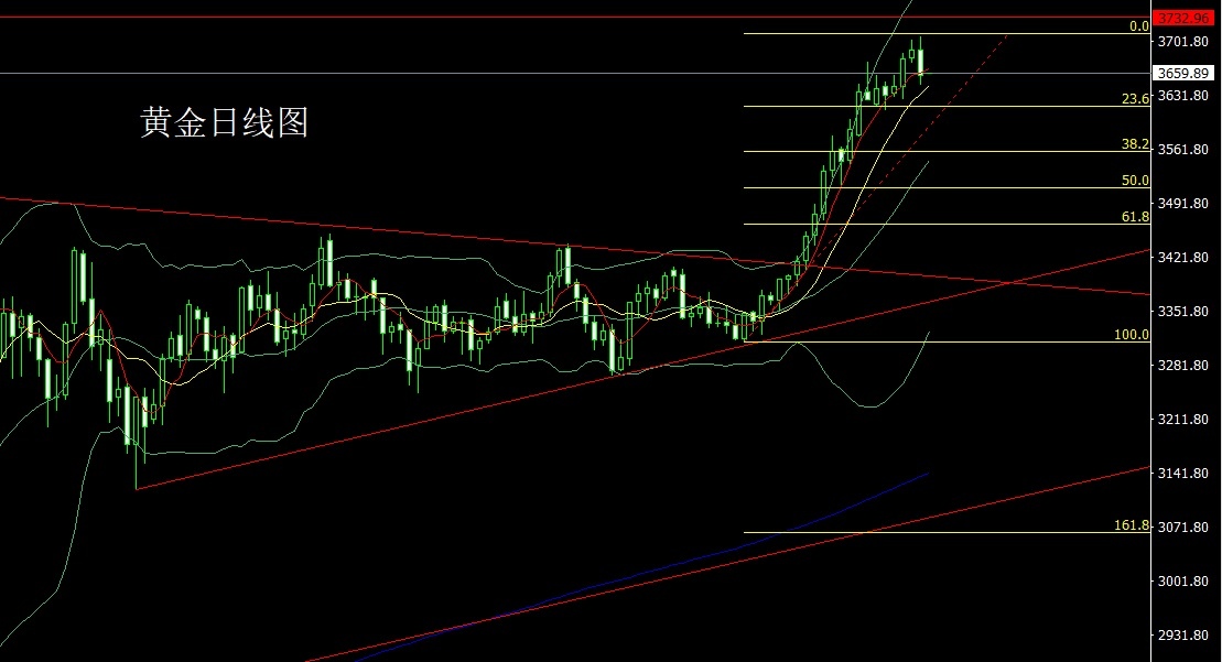 Gold daily chart